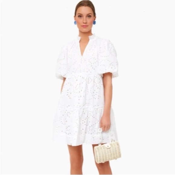 Tuckernuck Dresses & Skirts - Tuckernuck x Cameron‎ Eubanks Wimberly Eyelet Lace Palmer Dress White Size S